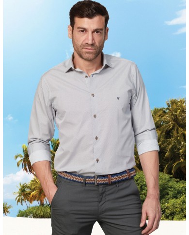 Visconti Men's Micro-Pattern Shirt 2835-1