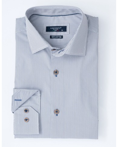 Visconti Men's Micro-Pattern Shirt 2835-1