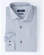 Visconti Men's Micro-Pattern Shirt 2835-1 - Shirts