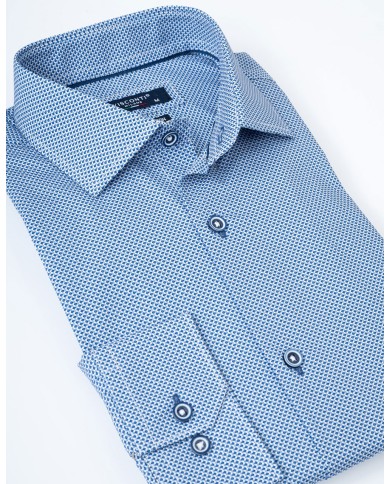Visconti Men's Micro-Pattern Shirt 2835-2
