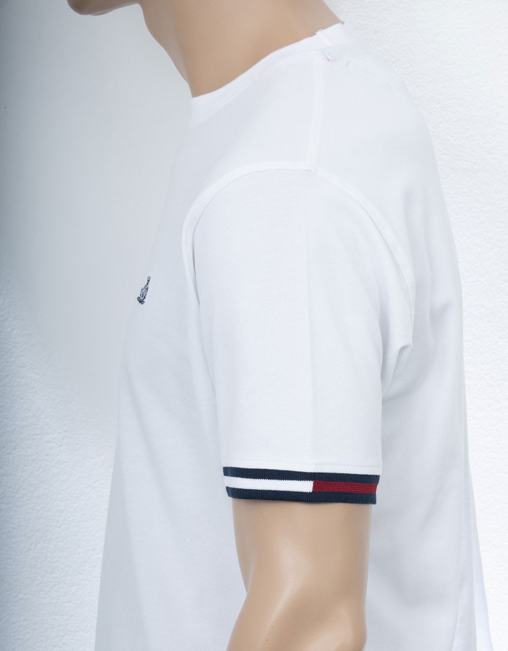 Ανδρικό T-Shirt με Πικέ Υφή και Λαιμόκοψη 2833-2 - T-Shirts