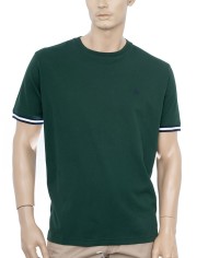 Ανδρικό T-Shirt με Πικέ Υφή και Λαιμόκοψη 2833-3 - T-Shirts