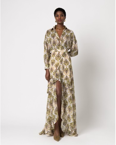 Oversize πουκάμισο με λαχούρια VIVIENNE