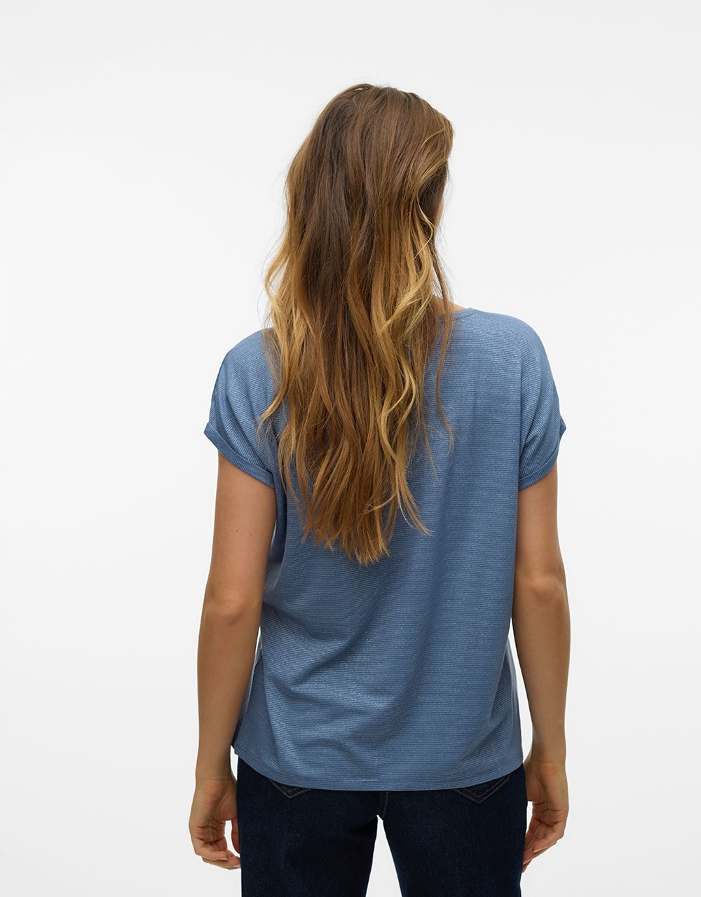 ΚΟΝΤΟΜΑΝΙΚΟ ΜΠΛΟΥΖΑΚΙ VMLAVA GLITTER STRIPE - Blouses - Shirts