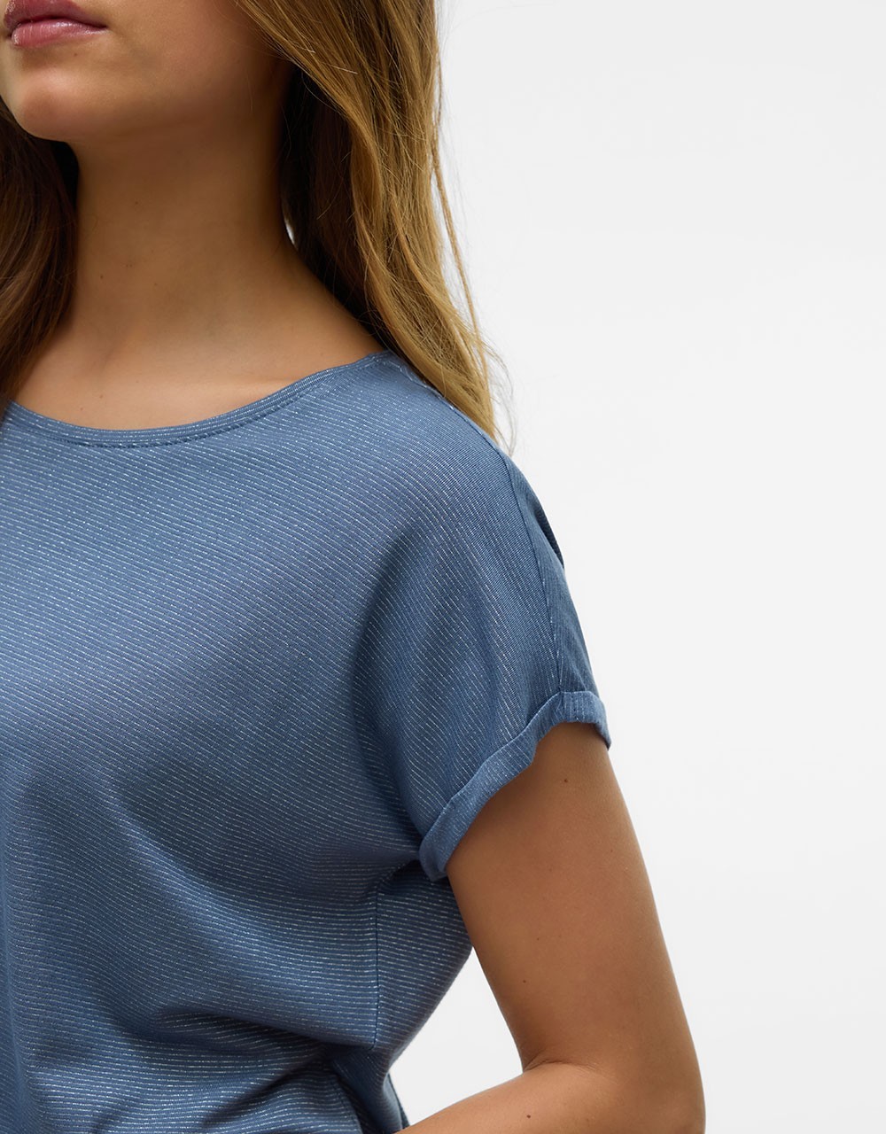 ΚΟΝΤΟΜΑΝΙΚΟ ΜΠΛΟΥΖΑΚΙ VMLAVA GLITTER STRIPE - Blouses - Shirts