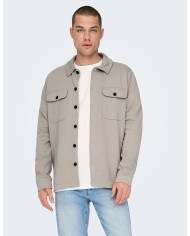 Only & Sons Μακρυμάνικo Overshirt Regular Fit - Πανωφόρια