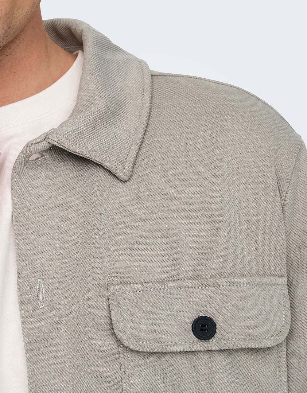 Only & Sons Μακρυμάνικo Overshirt Regular Fit - Πανωφόρια