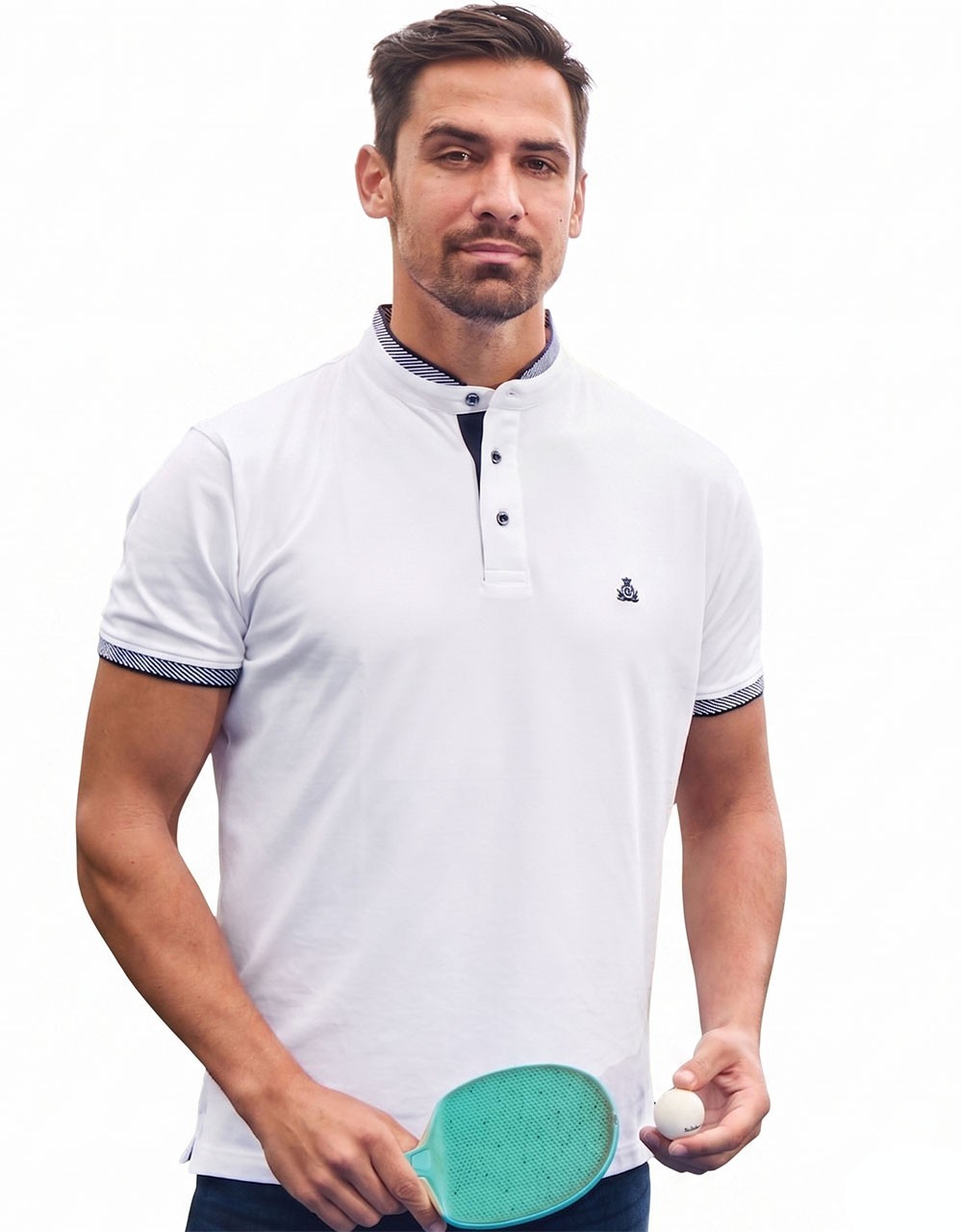 Visconti Men's Polo Shirt Mao Collar 2832-2 - Polo