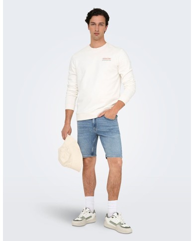 Ανδρική βερμούδα τζιν ONSWEFT BOX PIM DNM SHORTS