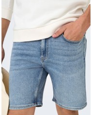 Ανδρική βερμούδα τζιν ONSWEFT BOX PIM DNM SHORTS - Bermudas
