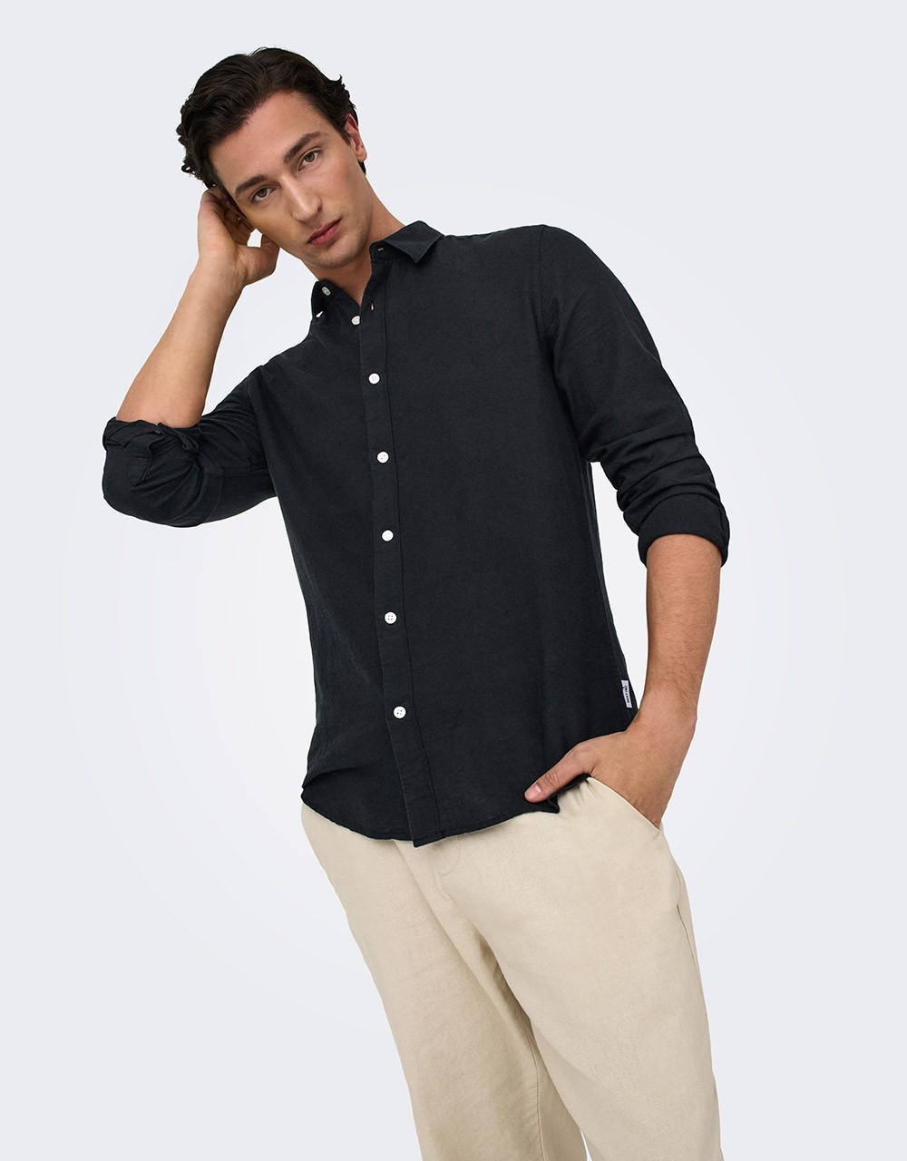 ONSCAIDEN Λινό Πουκάμισο 22012321 - Shirts