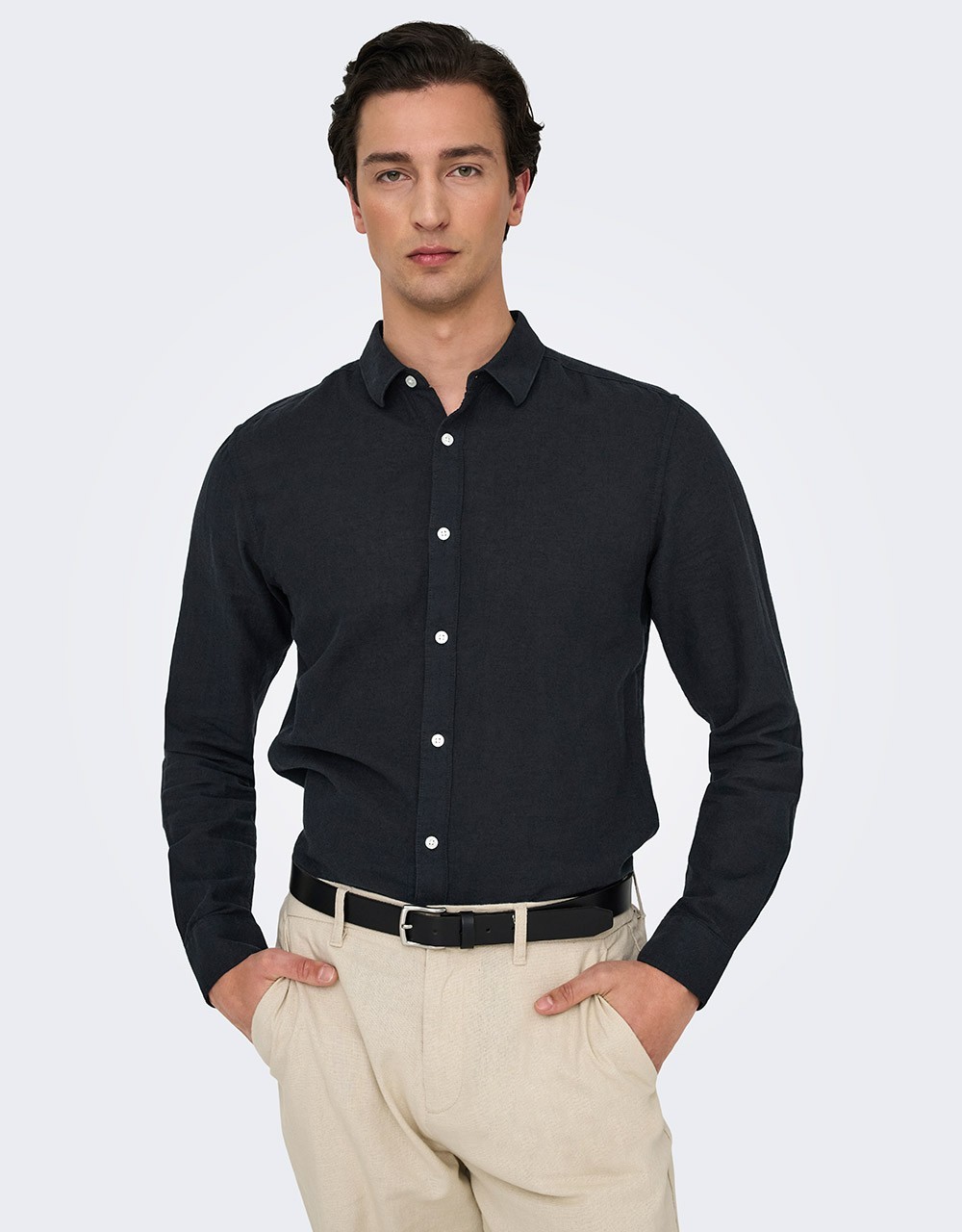 ONSCAIDEN Λινό Πουκάμισο 22012321 - Shirts
