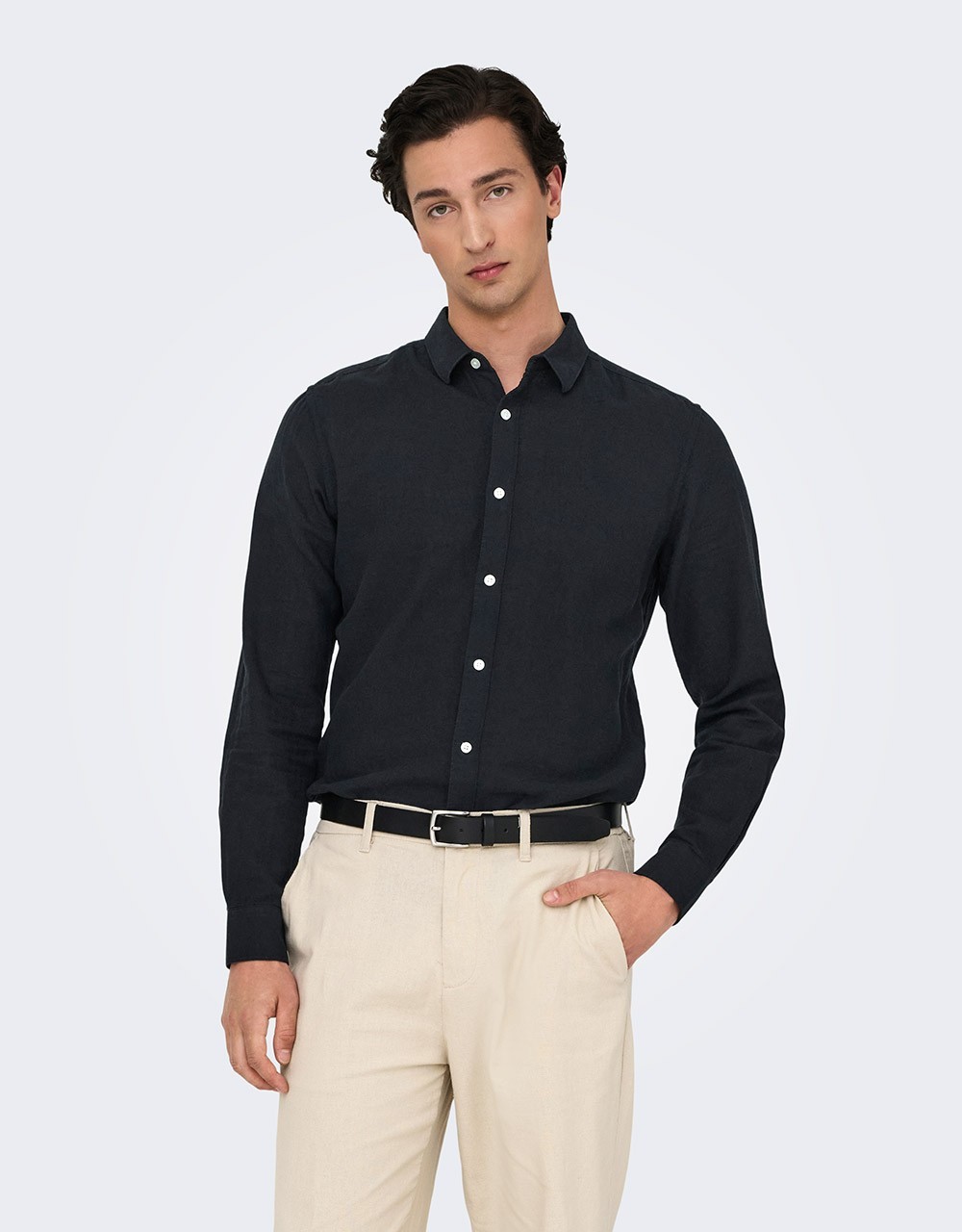 ONSCAIDEN Λινό Πουκάμισο 22012321 - Shirts