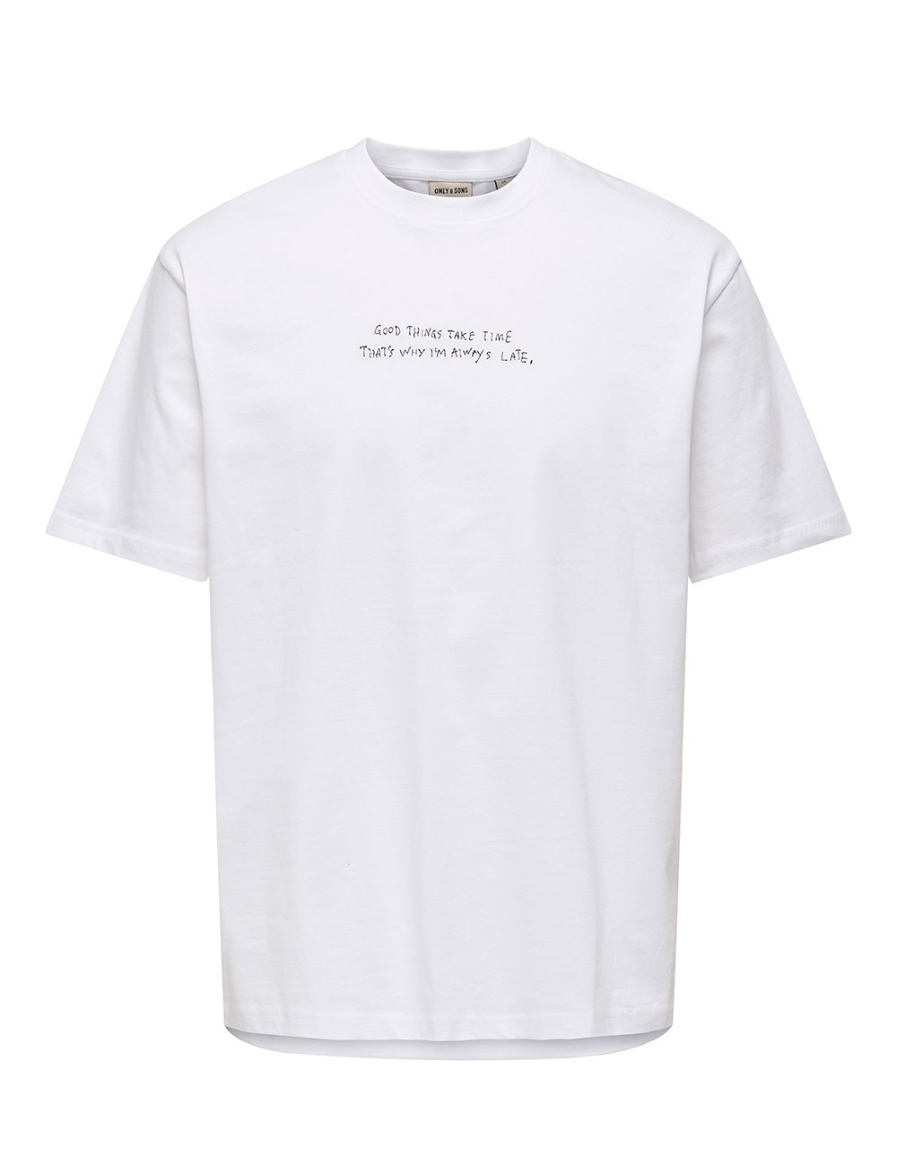 T-SHIRT ONSAARON - GOOD THINGS TAKE TIME -22030568 - T-Shirts