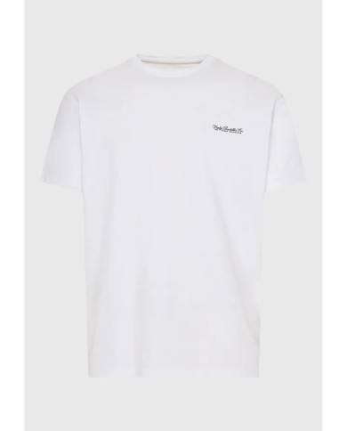 Ανδρικό μονόχρωμο T-shirt - τύπωμα στήθος