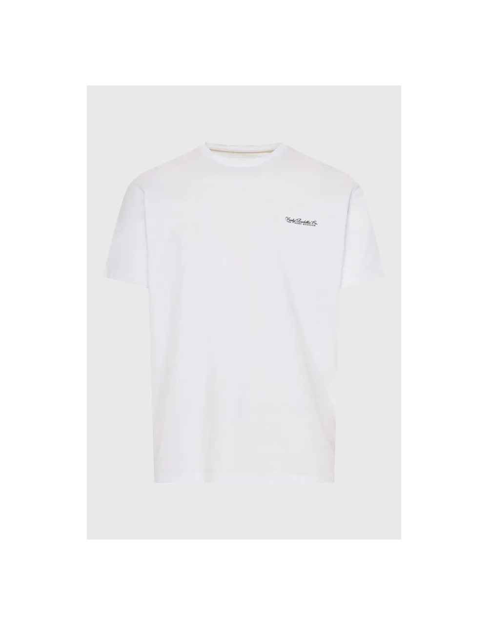 Ανδρικό μονόχρωμο T-shirt - τύπωμα στήθος - T-Shirts