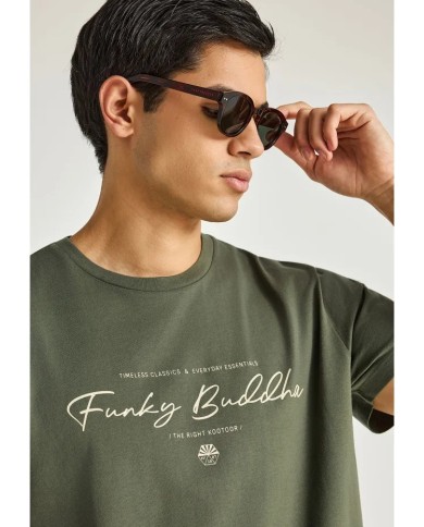 T-shirt με λογότυπο Funky Buddha
