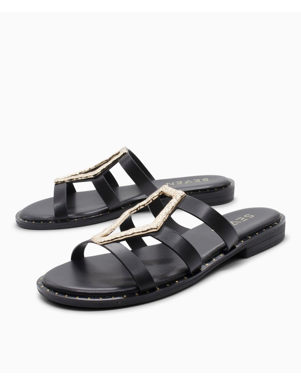 Flat Σανδάλια με Διακοσμητικό Ρόμβο - Slippers