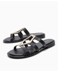 Flat Σανδάλια με Διακοσμητικό Ρόμβο - Slippers