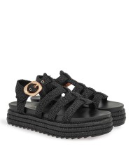 Γυναικεία Δερμάτινα Flatforms Ragazza 01164 - Platforms