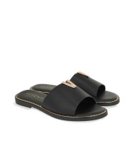 Γυναικεία Δερμάτινα Flatforms Ragazza 01164 - Παντόφλες