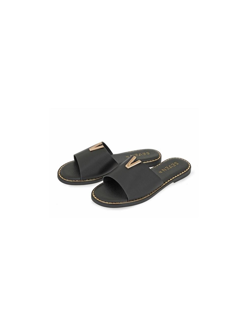 ΓΥΝΑΙΚΕΙΑ FLAT ΠΑΝΤΟΦΛΑ SEVEN OM1120-1A - Παντόφλες