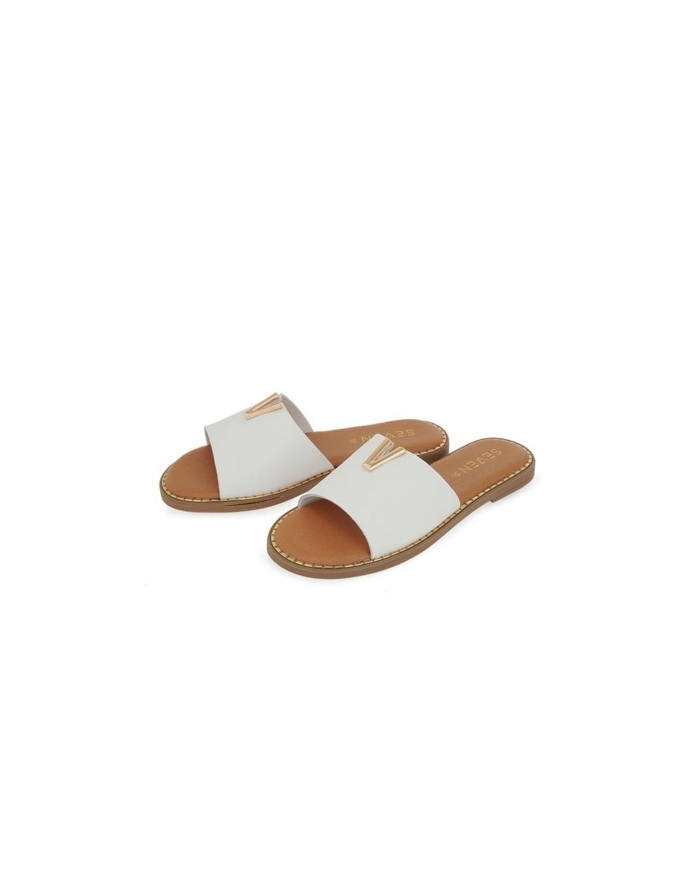 ΓΥΝΑΙΚΕΙΑ FLAT ΠΑΝΤΟΦΛΑ SEVEN OM1120-1A - Παντόφλες