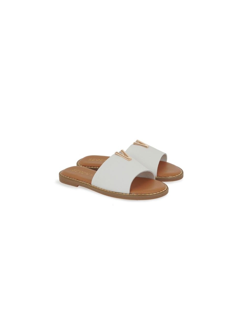 ΓΥΝΑΙΚΕΙΑ FLAT ΠΑΝΤΟΦΛΑ SEVEN OM1120-1A - Παντόφλες