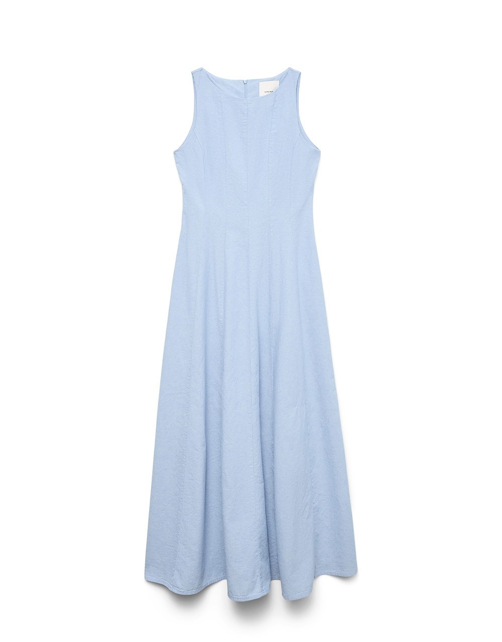 Vero Moda Maxi Καλοκαιρινό Φόρεμα Γαλάζιο 10346280 - Φορέματα