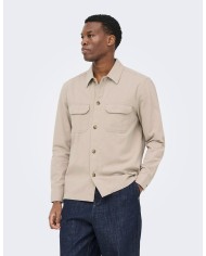 ΠΟΥΚΑΜΙΣΟ ΦΥΛΛΑ VISCOSE LINEN ONSHARVI - Shirts