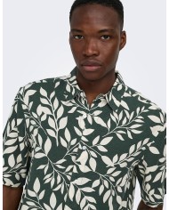 ΠΟΥΚΑΜΙΣΟ ΦΥΛΛΑ VISCOSE LINEN ONSHARVI - Shirts