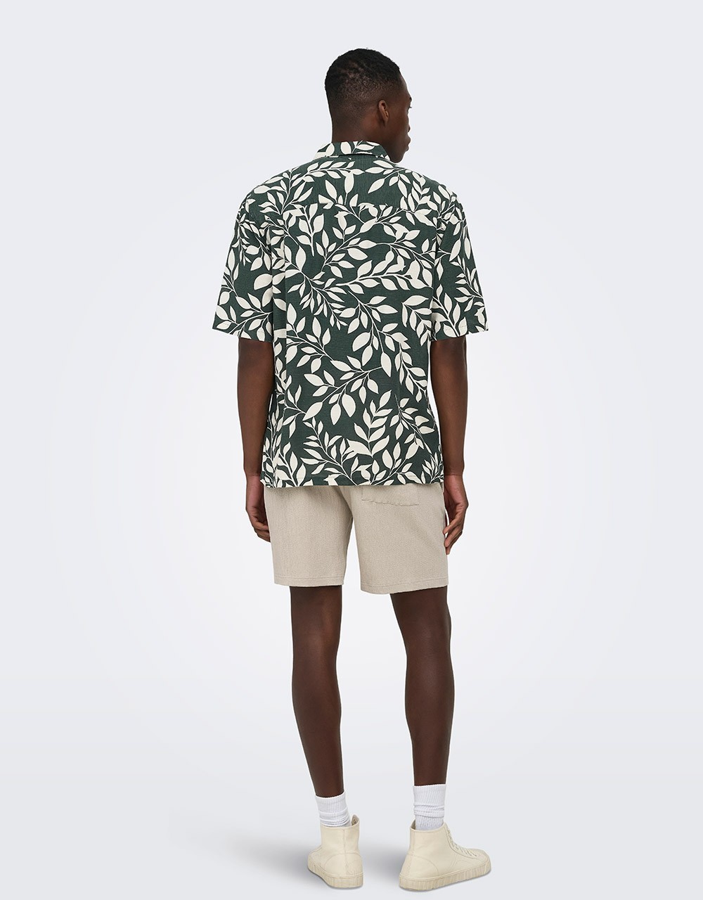 ΠΟΥΚΑΜΙΣΟ ΦΥΛΛΑ VISCOSE LINEN ONSHARVI - Shirts