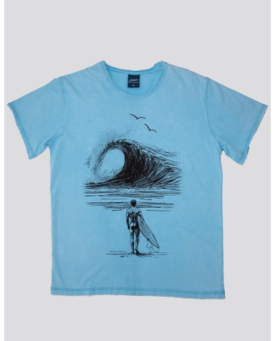 Πετροπλυμένο T-shirt - ΚΥΜΑ ΣΕΡΦΕΡ