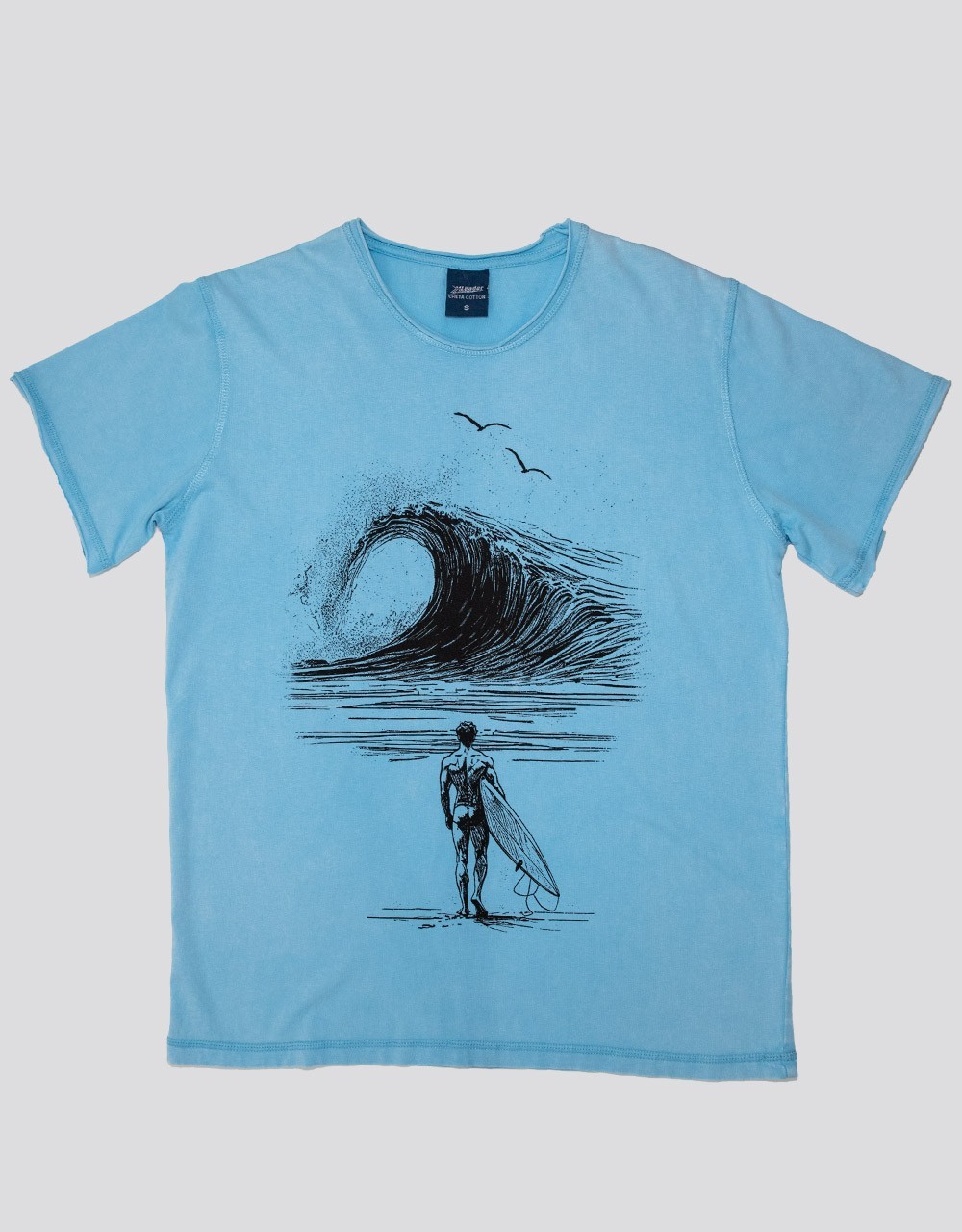 Πετροπλυμένο T-shirt - ΚΥΜΑ ΣΕΡΦΕΡ - Πετροπλυμένα