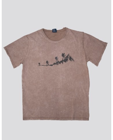 Πετροπλυμένο T-shirt - ΟΡΕΙΒΑΤΕΣ ΑΝΑΒΑΣΗ