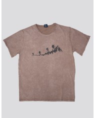Πετροπλυμένο T-shirt - ΟΡΕΙΒΑΤΕΣ ΑΝΑΒΑΣΗ - Πετροπλυμένα
