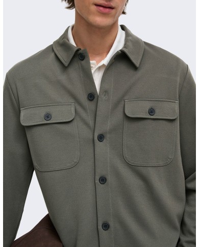 Only & Sons Μακρυμάνικo Overshirt Regular Fit