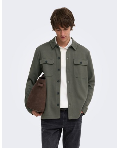 Only & Sons Μακρυμάνικo Overshirt Regular Fit