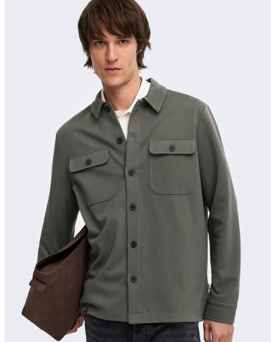 Only & Sons Μακρυμάνικo Overshirt Regular Fit