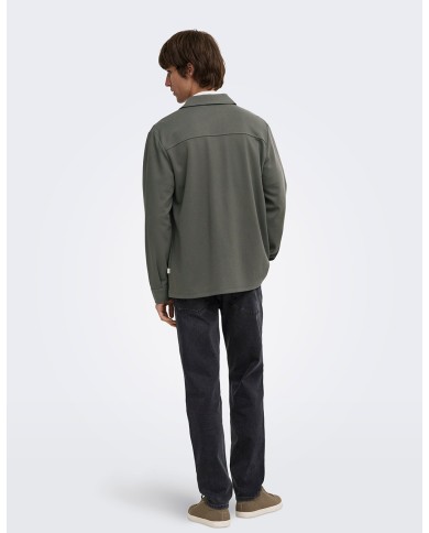 Only & Sons Μακρυμάνικo Overshirt Regular Fit