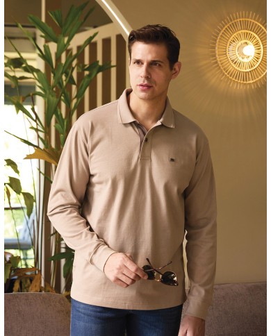 Μπλούζα Μακρυμάνικη Μακό Polo Visconti 2817