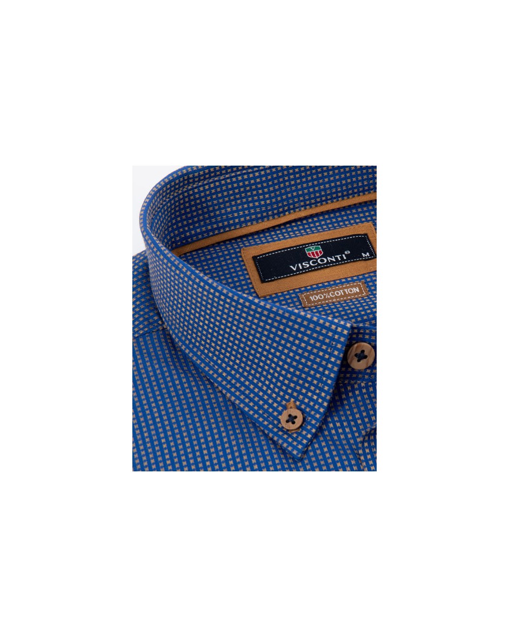 Men's Long Sleeve Cotton Shirt, 2752-8