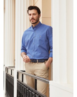 Men's Long Sleeve Cotton Shirt, 2752-7