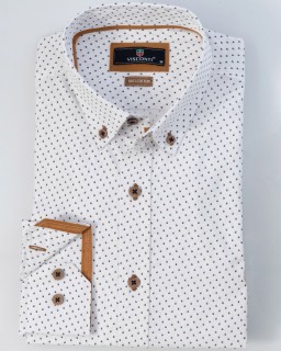 Men's Long Sleeve Cotton Shirt, 2752-4