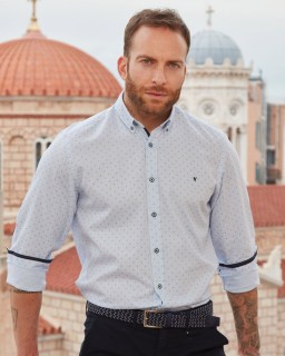 Men's Long Sleeve Cotton Shirt, 2752-3