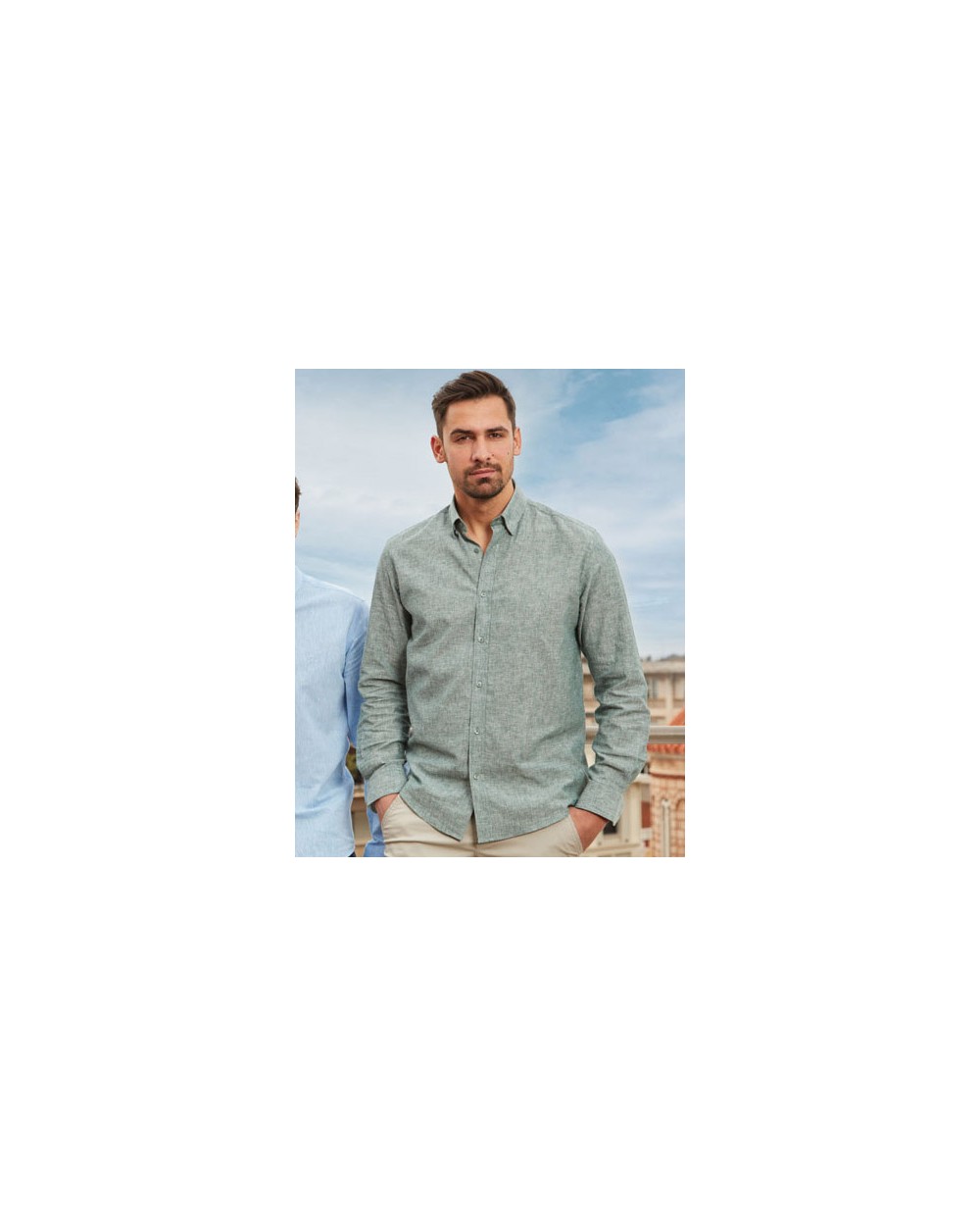 Men's Linen Shirt 2751-7