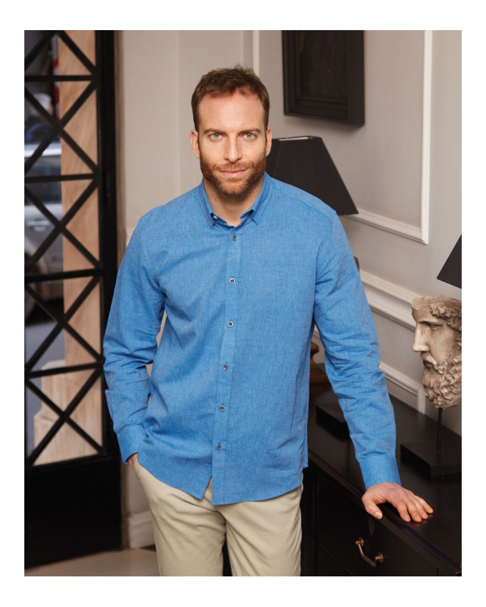 Men's Linen Shirt 2751-5