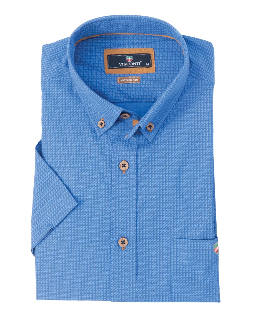 Men's Long Sleeve Cotton Shirt, 2758-6