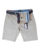 Men's Bermuda Chinos Cotton with belt, 2756-3