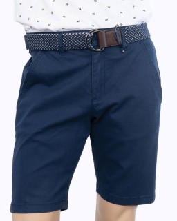 Men's Bermuda Chinos Cotton with belt, 2756-2